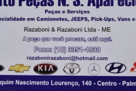 Auto Peças N S Aparecida em Palmital
