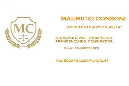 Consoni Advocacia em Palmital/SP