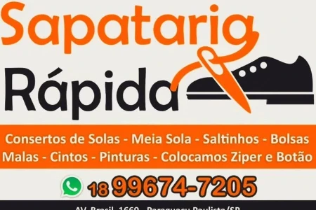Sapataria Rapida calçados bolsas & malas em Paraguaçu Paulista/SP